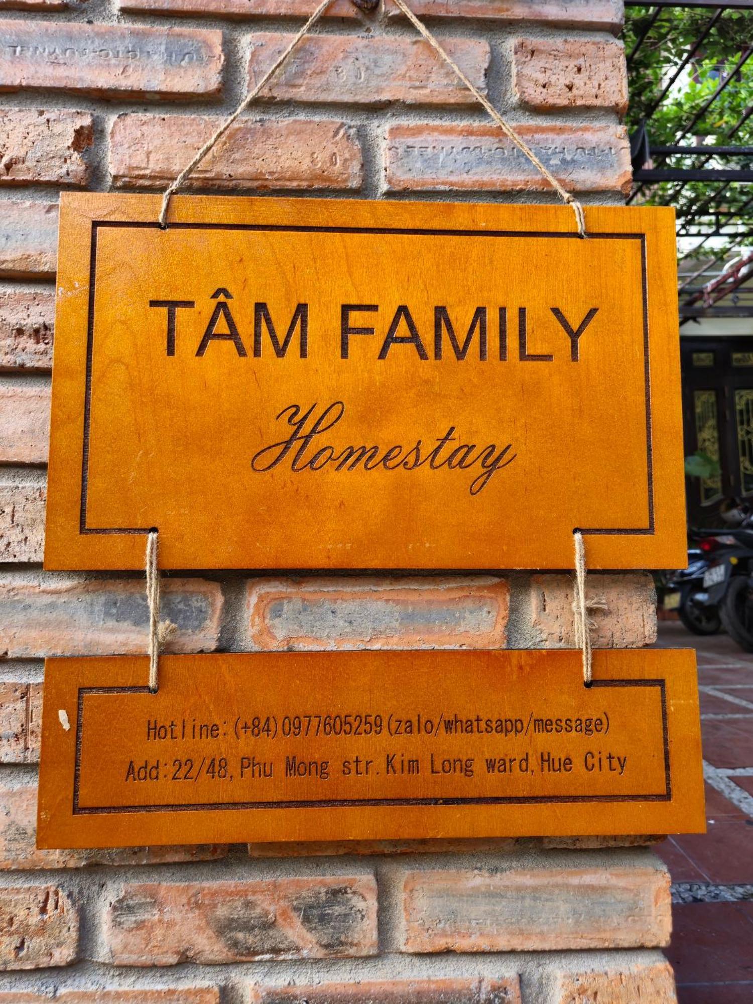 Tam Family Homestay-Хуе Екстериор снимка